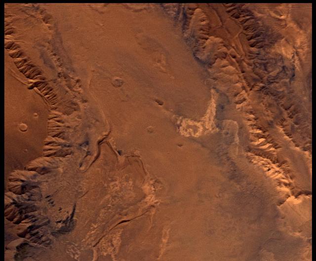 NASA image: Melas Chasm, Approximately Natural Color