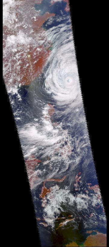 These four images of Tropical Cyclone Ramasun were obtained July 3, 2002 by the Atmospheric Infrared Sounder experiment system onboard NASA Aqua spacecraft.  http://photojournal.jpl.nasa.gov/catalog/PIA00341