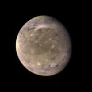 Ganymede at 3.4 million miles  http://photojournal.jpl.nasa.gov/catalog/PIA00352