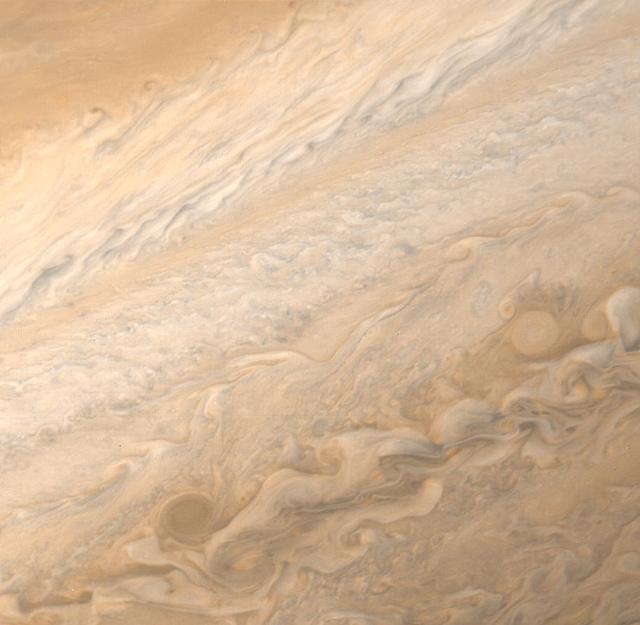 NASA image: High Winds in the Jovian Mid-latitudes