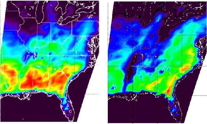 Tropical Storm Isidore was born in mid-September, 2000 north of Venezuela. This images is from Atmospheric Infrared Sounding System AIRS on NASA Aqua.   http://photojournal.jpl.nasa.gov/catalog/PIA00365