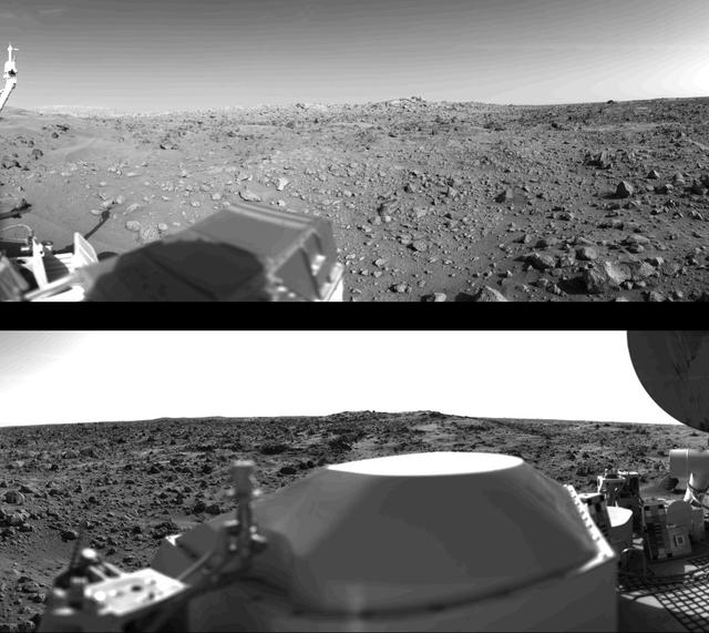 NASA image: First Panoramic View From The Surface Of Mars