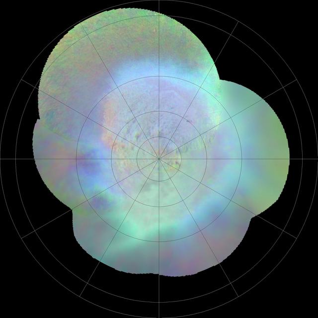 NASA image: Triton Southern Hemisphere