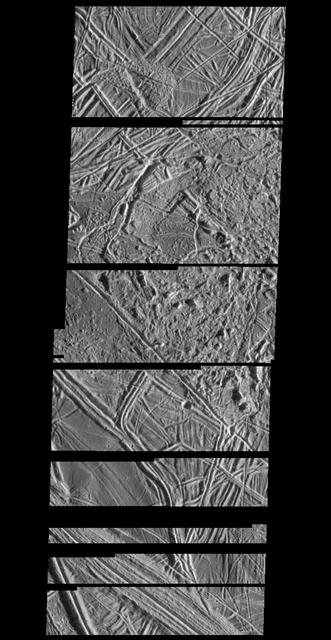 NASA image: Structurally Complex Surface of Europa