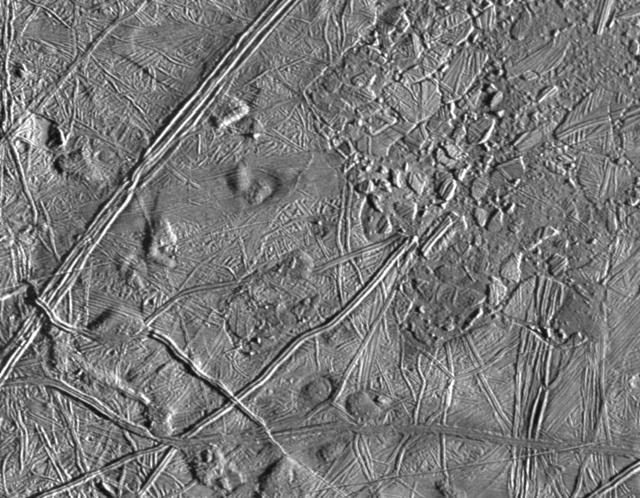 NASA image: Close-up of Europa Trailing Hemisphere
