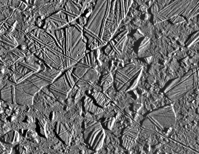 NASA image: Europa Ice Rafts