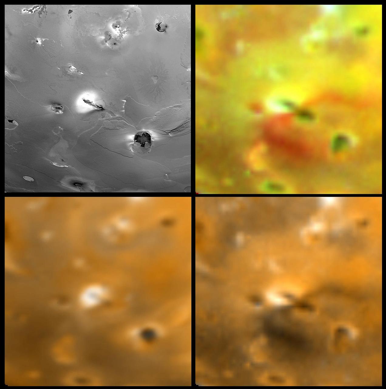 Unusual Volcanic Pyroclastic Deposits on Io