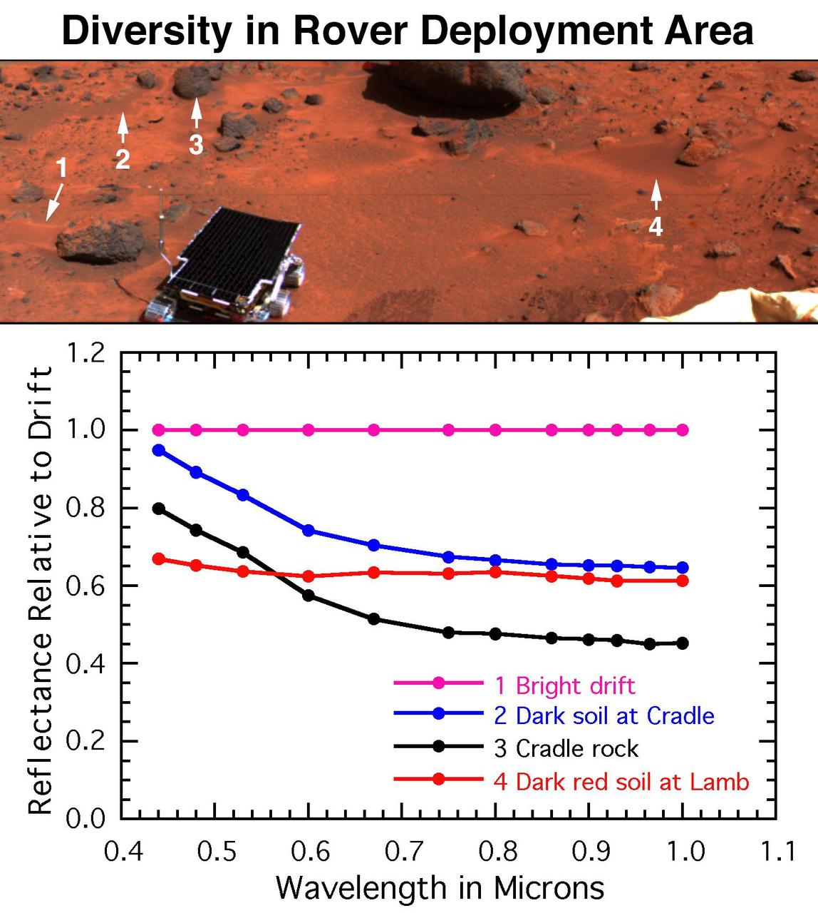 Diversity of Soils near Rover Deploy Region