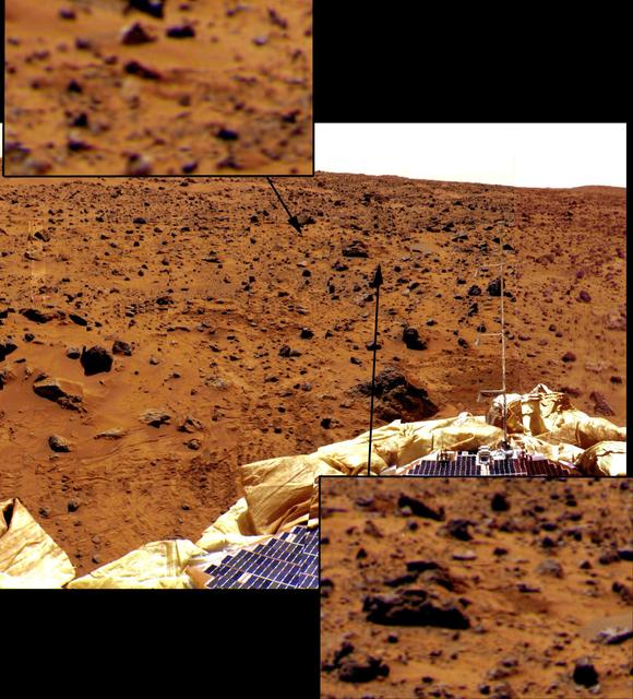 NASA image: Airbag Bounce Marks