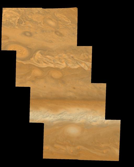 NASA image: Jupiter Northern Hemisphere in True Color Time Set 2