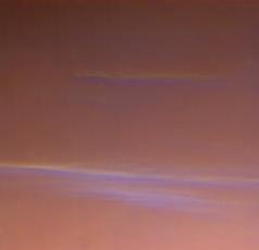 Wispy Blue Clouds Over Mars