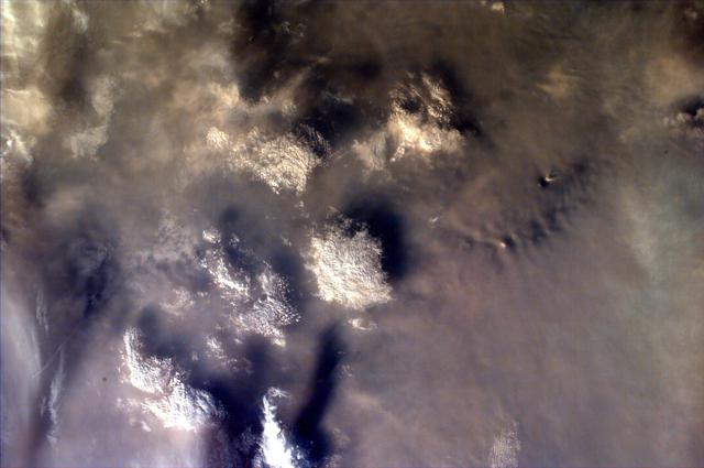 NASA image: Smoke over Lake Toba, Indonesia