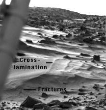 Wind Drifts at Viking 1 Landing Site