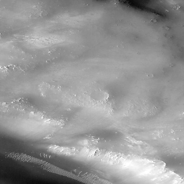 NASA image: Valley and Surrounding Terrain Adjacent to Schiaparelli Crater - High Resolution Image