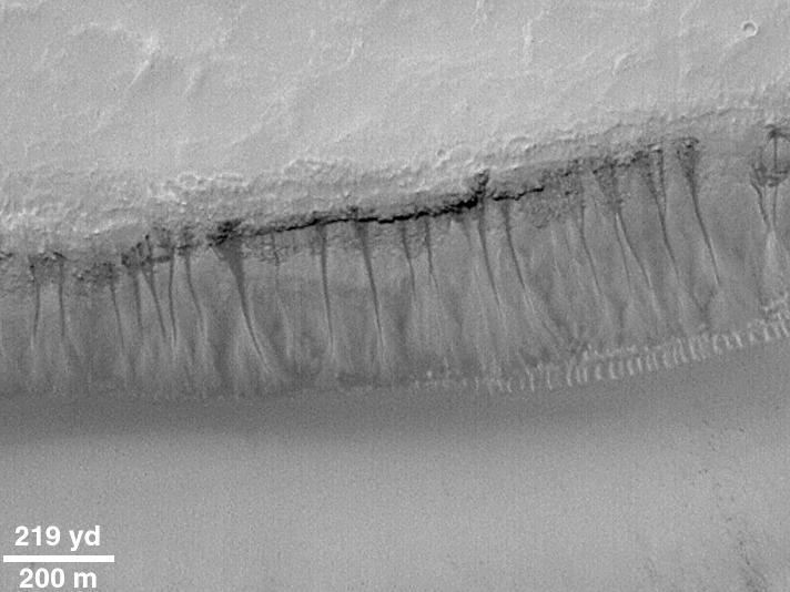Evidence for Recent Liquid Water on Mars:Weeping Layer in Gorgonum Chaos