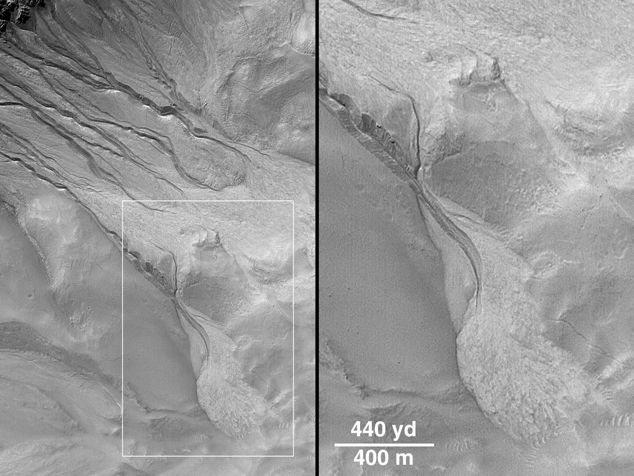 Evidence for Recent Liquid Water on Mars: Channels and Aprons in East Gorgonum Crater