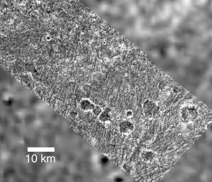 Palimpsest secondary craters on Ganymede