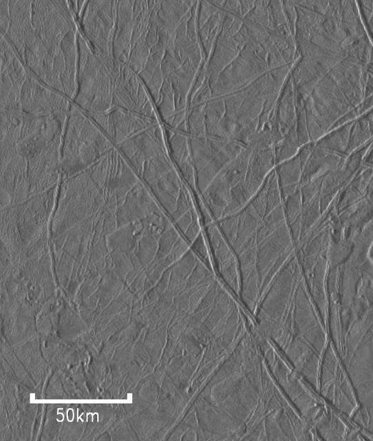 NASA image: Flow-like Features On Europa