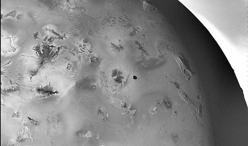 Geologic Landforms on Io Area 2