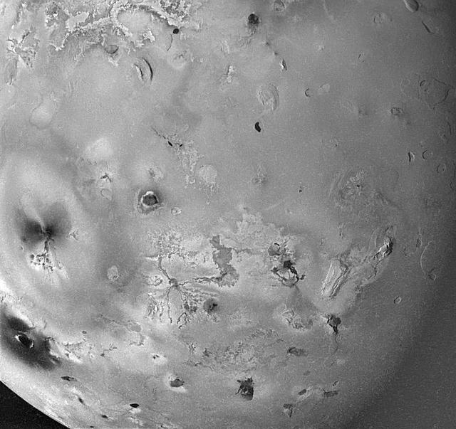 Geologic Landforms on Io Area 4