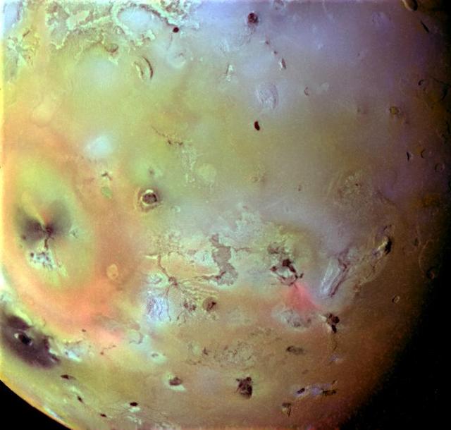 NASA image: Pele Plume Deposit on Io