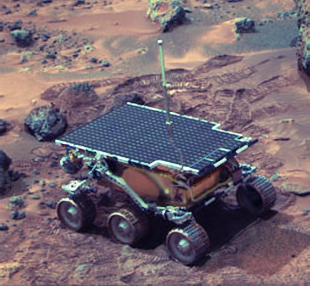 Sojourner Rover Near The