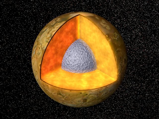 NASA image: Interior of Io