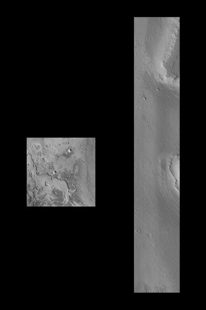 NASA image: Medusae Fossae Formation