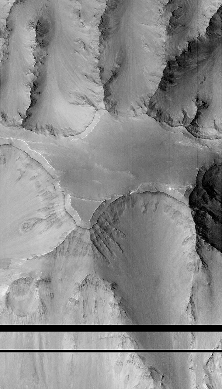 Layers within the Valles Marineris: Clues to the Ancient Crust of Mars - High Resolution Image