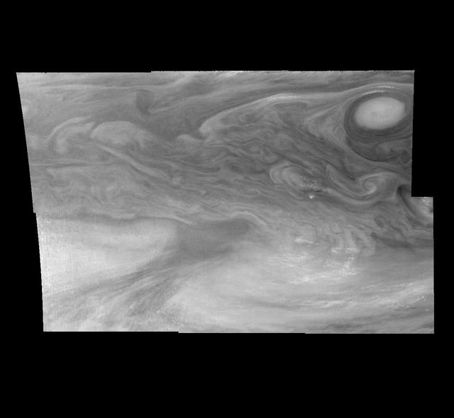 NASA image: Jupiter Equatorial Region in a Methane Band Time Set 1
