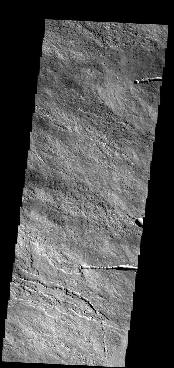 This image shows a small portion of the flank of Ascraeus Mons