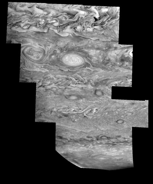 NASA image: Jupiter Southern Hemisphere in the Near-Infrared Time Set 2