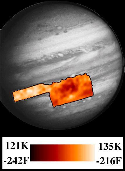 PPR Great Red Spot Temperature Map