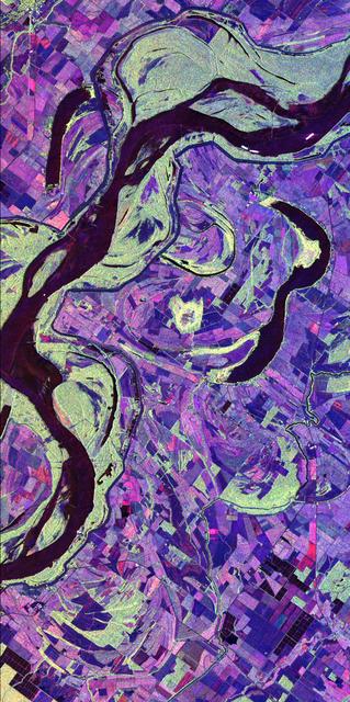 NASA image: Space Radar Image of Mississippi River