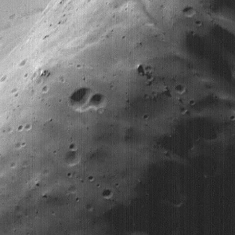 High-Resolution MOC Image of Phobos Face