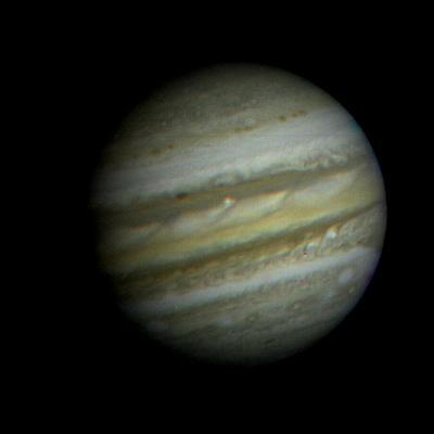 NASA Voyager 1 took this picture of the planet Jupiter on Jan. 6, 1979, the first in its three-month-long, close-up investigation of the largest planet. 