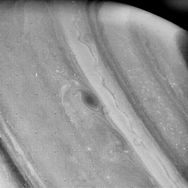 Voyager 2 Image of Saturn