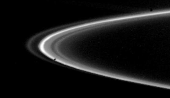 A View of Saturn F-ring
