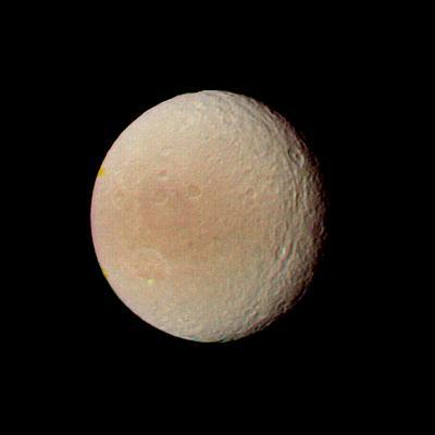 Saturn - Tethys from 594,000 kilometers 368,000 miles Away