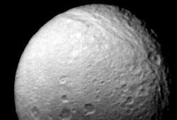 NASA image: Saturn Moon Tethys