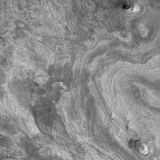 Western Candor Chasma - Layers Exposed near the Middle