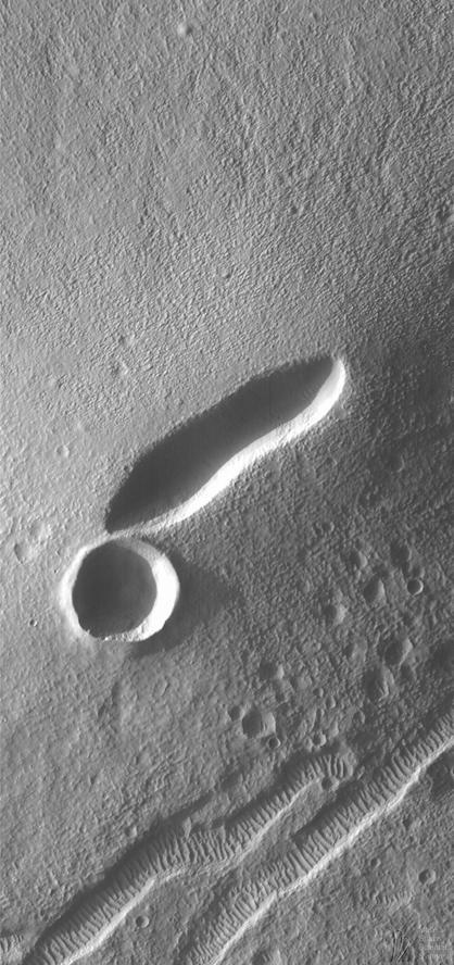 Small Volcano in Tempe Terra