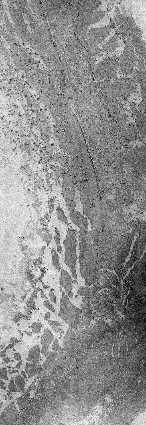 Mars Volcanism: Large, Fluid Lava Flows