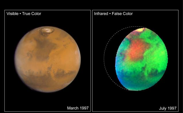 NASA image: Martian Colors Provide Clues About Martian Water