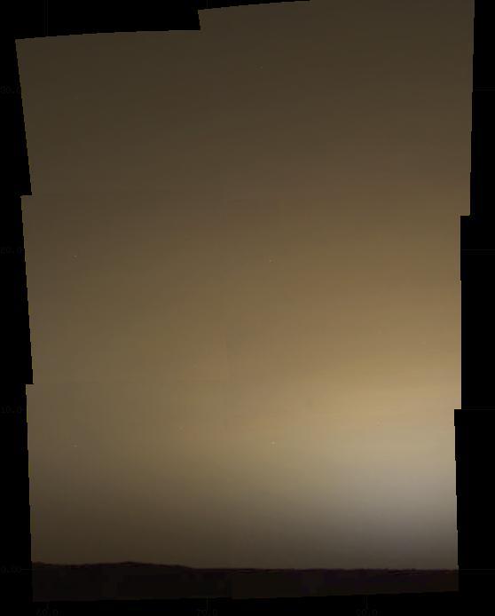 True Color of Mars - Pathfinder Sol 39 Sunrise