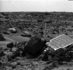 Sojourner Rover Near Half