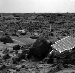 Sojourner Rover Near Half
