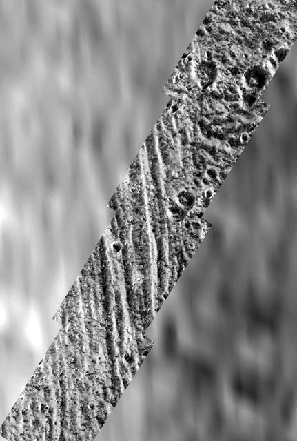 High Latitude Bright and Dark Terrains on Ganymede