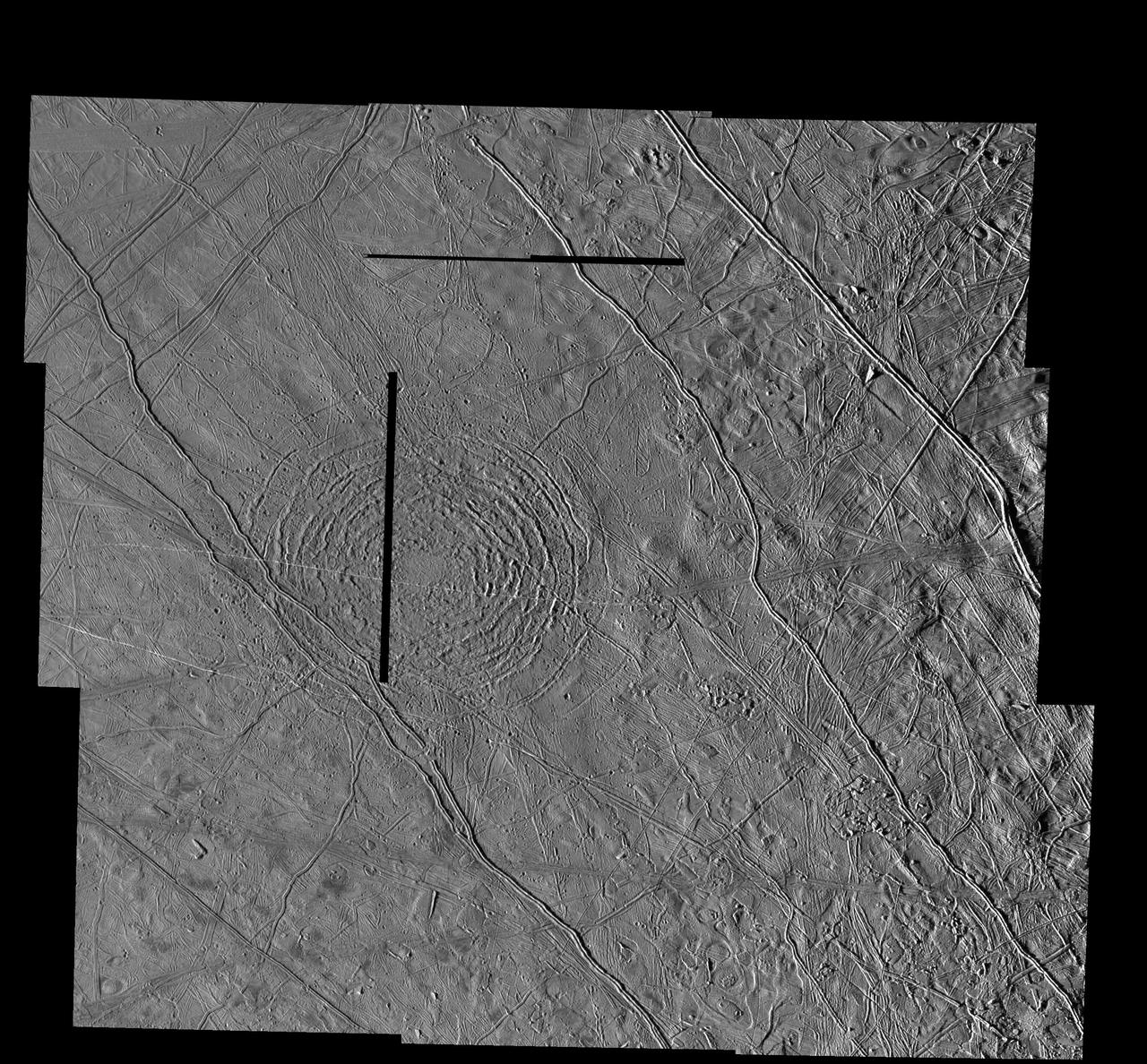 The Tyre multi-ring Structure on Europa