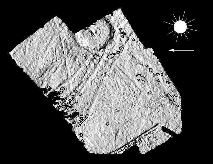 Topography Around Europa Cilix Crater